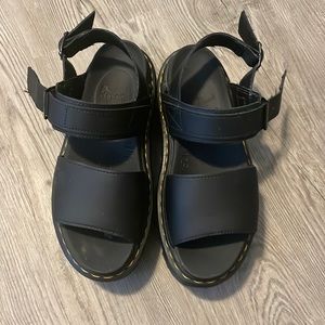 Platform doc sandals